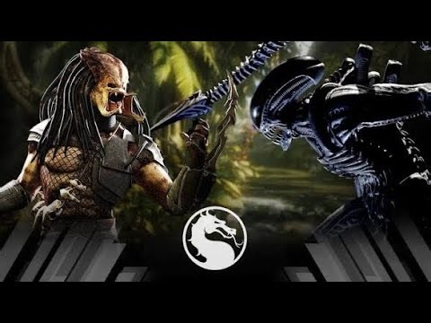 PREDATOR VS ALIEN X RAY COMBO ON MORTAL KOMBAT X