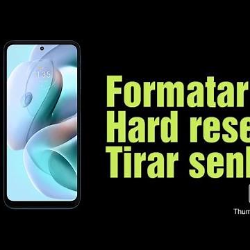 Como formatar hard reset no celular Motorola Moto g41 em vídeo. Apagar tudo e desbloquear
