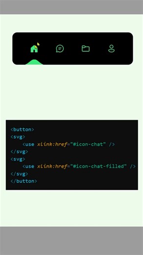 Yamuna Digital Reseach Foundation on Instagram: "Modern Animated Tab Bar using HTML, CSS & JavaScript A clean and smooth Animated Tab Bar UI created using HTML + CSS + JavaScript. Perfect for websites, dashboards, mobile layouts, and modern UI projects! 💚✨ The JavaScript handles the animation… CSS handles the style… And HTML builds the structure. A complete front-end combo! 🚀 Save this for your next project! #html #css #javascript #websitedesign #uiux #frontenddevelopment #webdevelopment #codi