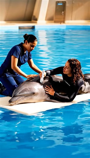 When Compassion Touches the Ocean A Dolphin’s Second Chance #DolphinRescue #MarineLifeHealing #OceanProtectors #AnimalCareHeroes #SaveOurOceans #WildlifeRehabilitation #MarineVetLife #OceanAwareness #ProtectWildlife #HopeForAnimals #ViralAnimalClips #InstaWildlife #WildlifeDaily #NatureDocu #MotherNatureMagic #viral #fypシ゚ #reels #viralanimals #dolphin | Cute Chronicles