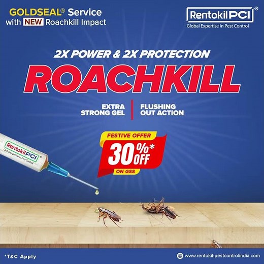 Rentokil PCI Launches GoldSeal® Service With NEW Roachkill | Now Instant Cockroach Control