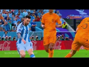 ARGENTINA 🇦🇷 vs NETHERLANDS 🇳🇱 | EPIC Goals & Skills in Ultra Slow Motion 4K 🔥 World Cup Highlights