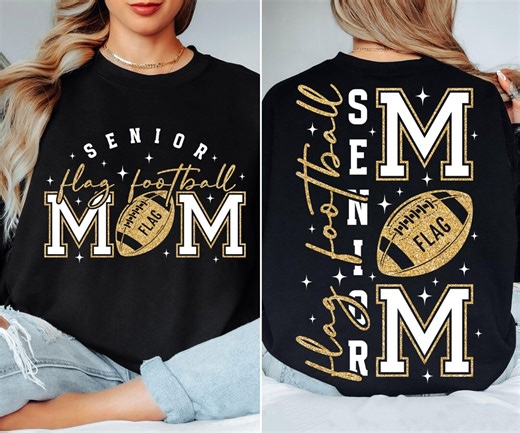 Senior Flag Football Mom 2026 SVG PNG, Senior Football Mom 2026 Svg Png, Flag Football Mom Shirt Png, Flag Football Svg Designs - Etsy