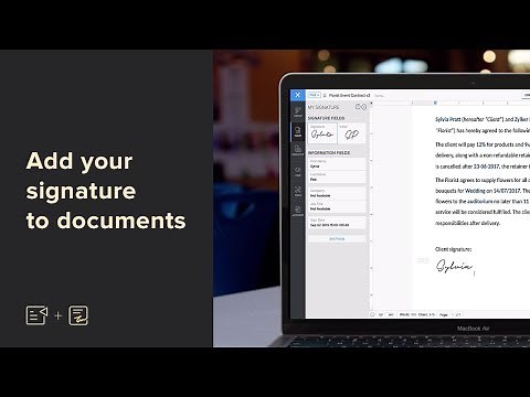 How to sign documents yourself using Zoho Writer + Sign