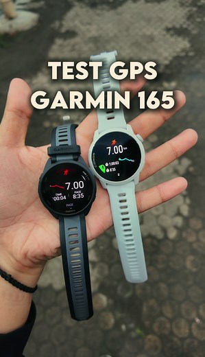 Test GPS Garmin fr165 Klo ga nyari fitur cuma fokus ke performa gps hr fr165 ini pilihan yg tepat!! #garmin #pelarikalcer