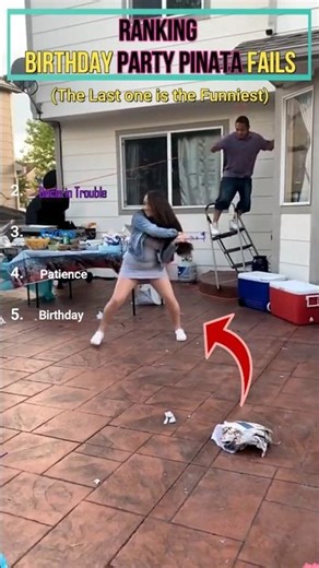 Ranking Birthday Party Pinata Fails (Top 5) 🎂 #mrviralvideo #BirthdayParty
