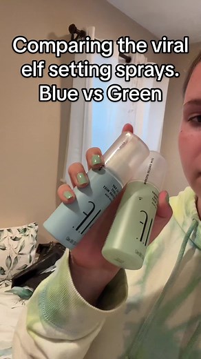 Honest Review of ELF Green and Blue Setting Sprays