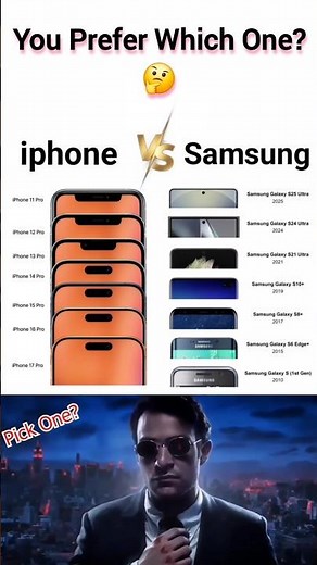 iPhone vs Samsung Evolution 😱 | 2010–2025 Design Comparison 📱