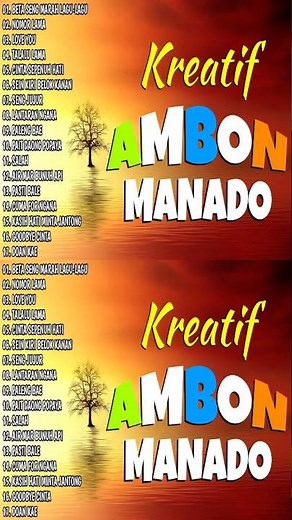 Lagu - Lagu Kreatif Ambon - Manado || FULL ALBUM (Official Music Video)