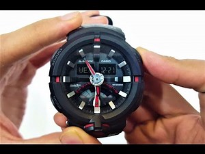 CASIO G-SHOCK GA-500-1A4 UNBOXING