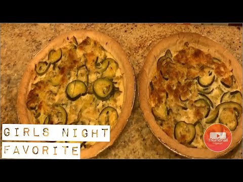 How to make a Quiche .Zucchini Quiche . Simple Recipe.