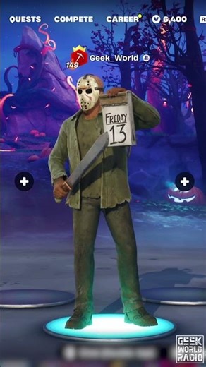 Jason Friday the 13th Emotes #fortnite #emote #shorts #halloween #fridaythe13 #videogames