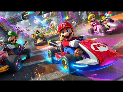 MARIO KART Wii 🔴LIVE🔴 (Slowed + Reverbed)
