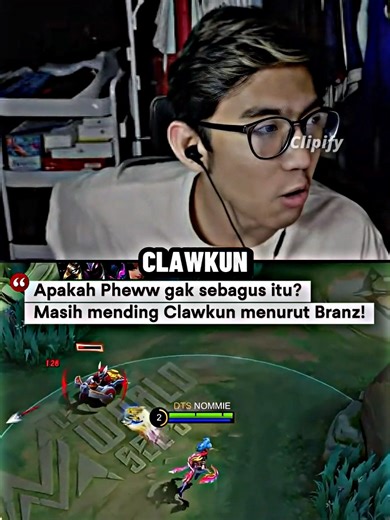 Keputusan Branz tentang Pheww dan Clawkun di Evos