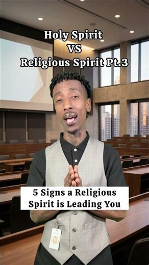 5 Signs You’re Led by a Religious Spirit #religiousspirit #christiantruth