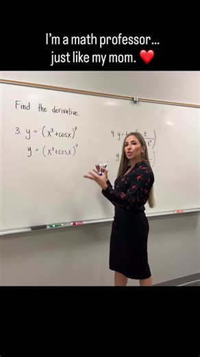 I grew up watching my mom teach mathematics, and she’s the reason I fell in love with this subject. Today I’m grateful to be part of a long line of brilliant women in STEM — especially the one who inspired me first. Happy International Women’s Day to all the women studying, teaching, researching, and leading in STEM. xoxo, Professor V #womeninstem #womeninmath #internationalwomensday #stemeducation #mathwithprofessorv