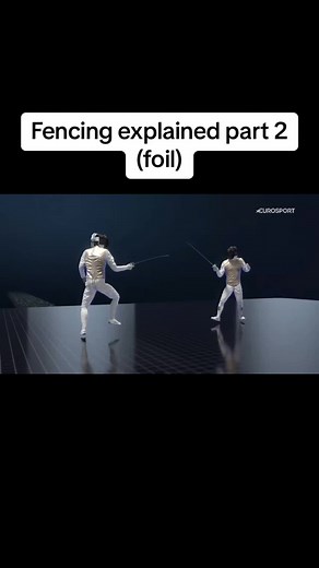 The sport of fencing explained part two #fencing #sport #foil #epee #sabre #saber #olympics #fyp #foryoupage #fup #forupage #viral