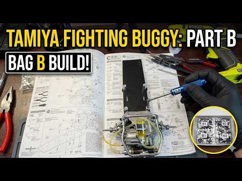 Fighting Buggy Bag B Build (Part 2 of 5) - iconic and complex rear suspension system