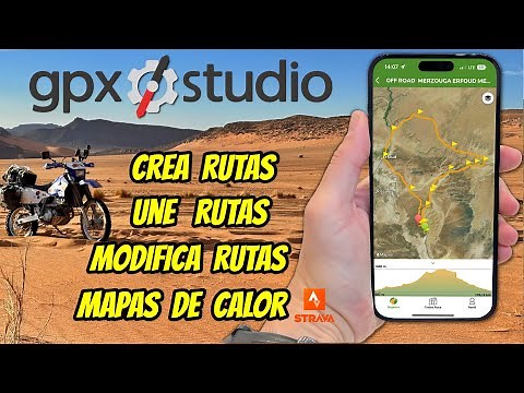 GPX Studio Tutorial: Join two routes. Create routes. Modify Tracks. Strava Heat Maps