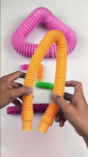 Creating Style and Crunchy POP TUBE Sound DIY #diy #satisfyingvideos #relaxing #oddasmr #insideout