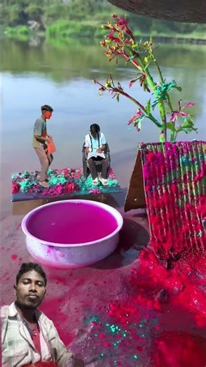 Holi Special videography idea with colours 🎨 😱👀 #shorts #videography #creative