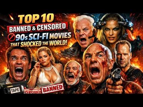 Top 10 Banned & Censored 90s Sci Fi Movies That Shocked the World Controversial Classics Ranked 🚫🔥