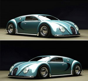 When Veyron Meets VW Beetle, You Get the Bugatti Veyron 1945 Edition