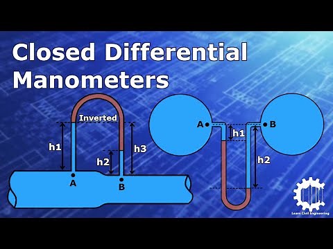Differential Manometers Example Problems - Pressure Difference Measurement - Fluid Mechanics