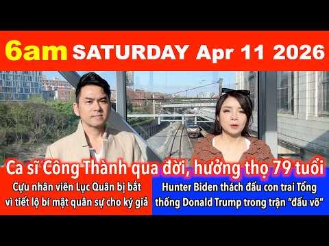 🇺🇸Apr 11, 2026 Lynn vợ ca sĩ Công Thành, chính thức gởi tin báo ông đã qua đời, hưởng thọ 79 tuổi.