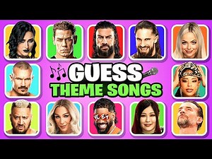 Can You Guess These 18 WWE Superstars Just from Their Theme Songs? 🔥🎵✅