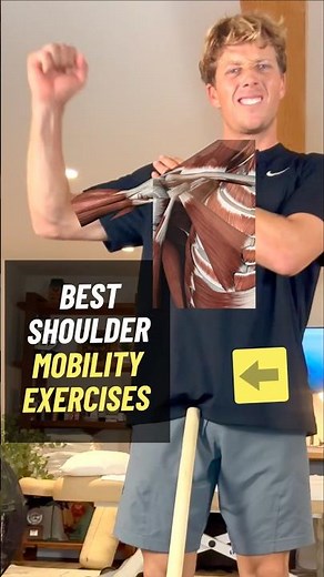 🔥 Three best shoulder mobility exercises #shouldermobility #shoulderpainrelief #shoulderexercises