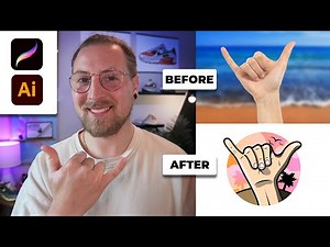 🤙 Turn photos into vector illustrations with Adobe Illustrator iPad