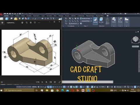 AutoCAD 3D Mechanical Part Tutorial | Beginner to Advanced Modeling Step-by-Step
