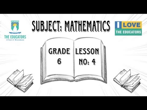 Mathematics Grade 6 ( Lesson #4 )