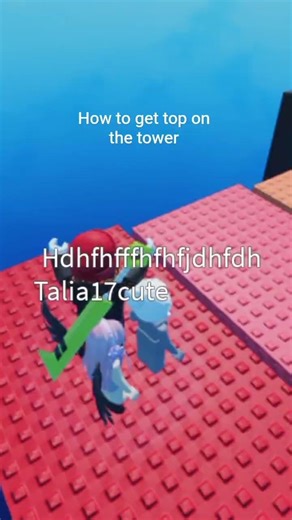 #roblox #robloxedit how to get top on tower