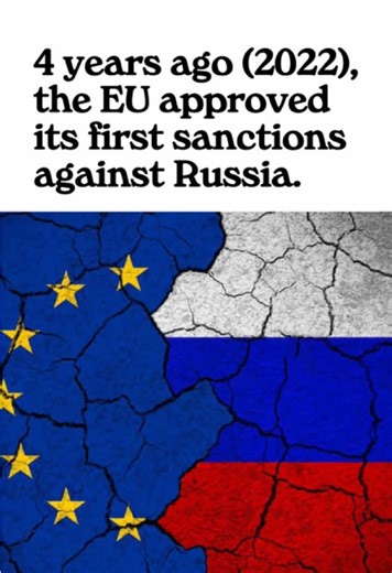 Today, 4 years ago (2022), the EU adopted its first sanctions package after Russia’s recognition of Donetsk and Luhansk. 🗞️ 23/02/2022 On 23 February 2022, the European Union approved a sanctions package in response to Russia’s recognition of the non-government-controlled areas of the Donetsk and Luhansk oblasts. It was the first set of measures linked to the 2022 escalation. The decision imposed sanctions on 351 members of the Russian State Duma who voted in favor of the recognition, establish