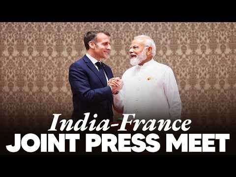 LIVE: PM Modi, French President Emmanuel Macron attend joint press meet in Mumbai