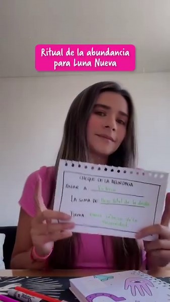 Ritual del cheque de la abundancia 🤩💕 Cada mes durante la noche de Luna Nueva, atrae prosperidad y abundancia #attv #lunanueva #horoscopos #zignoszodiacales #abundancia #ritual #manifestación #chequedelaabundancia #lunanuevaenleo | Atentamente Victoria