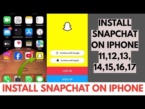 How To Install Snapchat To Your Iphone 12,13,14,15,16,17