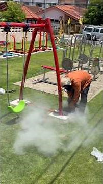 Installation of a new Swing Set