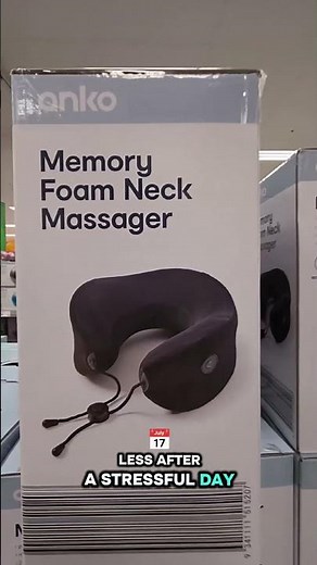 MEMORY FOAM NECK MASSAGER 💆‍♂️ by Anko #shortsvideo #kmartfinds #massagetherapy