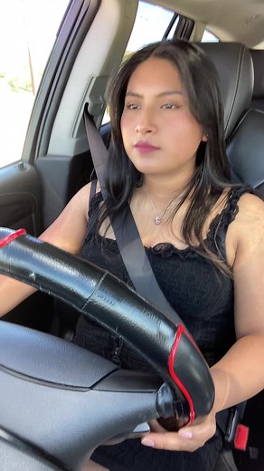 Elegant Driving: Woman in Stylish Car Journey