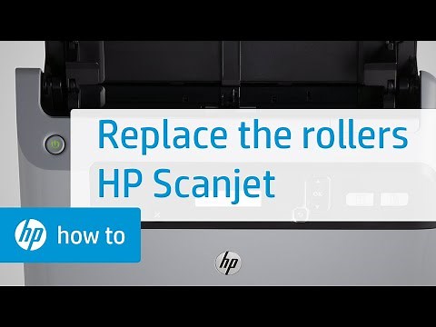 Replacing the Rollers | HP Scanjet Flatbed Scanner | HP