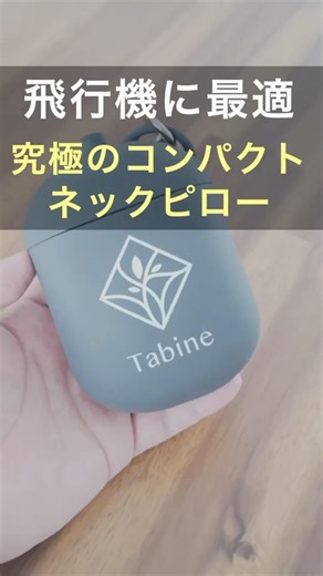 旅行に便利な超コンパクトなネックピロー・Amazonで買える便利グッズ