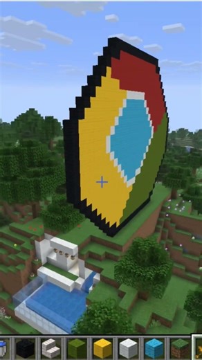 Google Chrome Logo with Apocalypse Shelter Underground