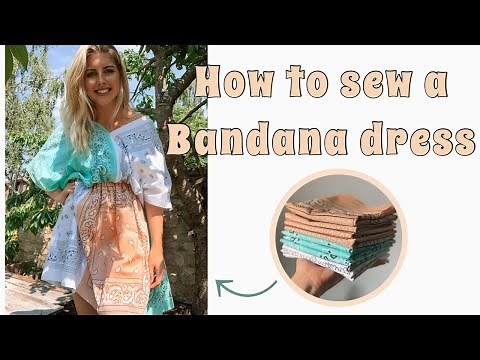 DIY Bandana Dress - How to sew your own! 🌾
