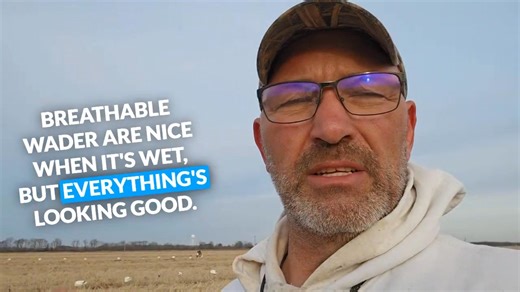 Getting ready to hunt snow with Deadly Decoys windsock and flyer decoy | Deadly Decoys, Inc.