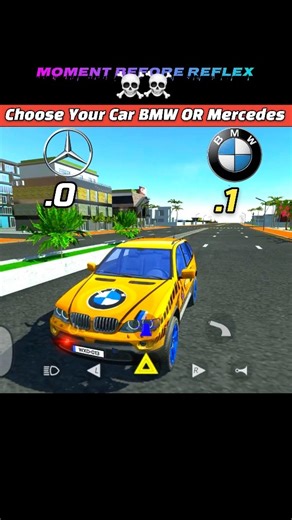 BMW Vs Mercedes💀Car Simulator2 #tweening #bmw #shorts #carsimulator #trollface #mercedes #memes #car