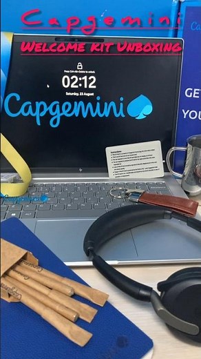 Unboxing my welcome Kit #welcomekit #capgemini #corporatelife #corporate #unboxingvideo