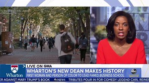 77K views · 1.1K reactions | Looking forward to talking with Erika James...the first woman and person of color to lead the country's oldest business school The Wharton School. And today is her first day on the job! The Dean joins us LIVE as she starts her new chapter. #WelcomeErikaJames | Robin Roberts | Facebook